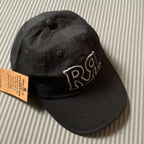 Ralph Lauren Double RL Black Baseball Cap - Picture 3 of 4
